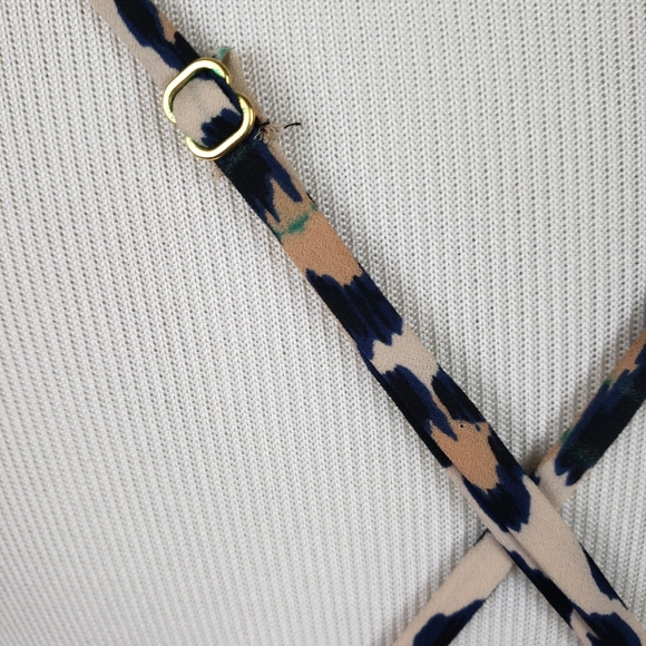 Victoria's Secret cheetah print high low slip gown - Picture 3 of 11